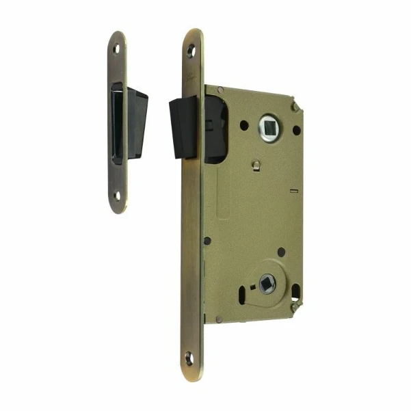 Фото для Корпус замка магнитный 13М-90мм (стар.бронза) под фиксатор с ответной планкой