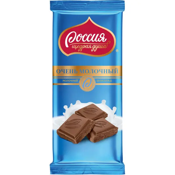 Шоколад Россия 82гр молочный*22