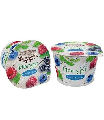 Йогурт ФП 180гр Лесные ягоды 2.5% стакан*6 (БЗМЖ)