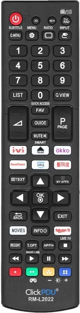 Фото для Пульт LG ClickPDU RM-L2022