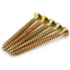 Саморез по дереву (жёлтый) 5х50