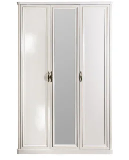 Шкаф "НАТАЛИ" 3-дверный белый глянец