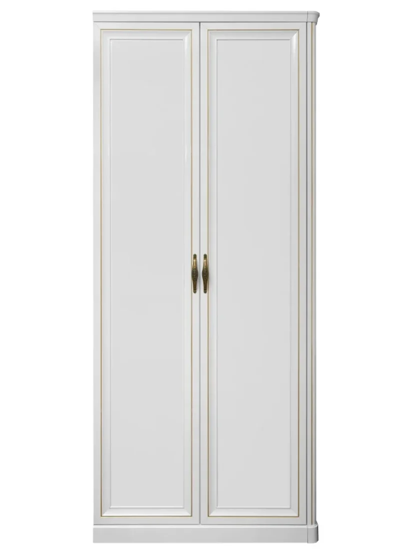 Шкаф детский "НАТАЛИ" 2-дверный без зеркал белый глянец