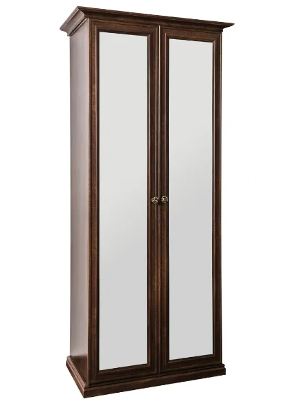 Шкаф "АФИНА" 2-дверный с зеркалом караваджо