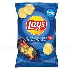 Фото для Чипсы Лейз 54гр картофельные запеченные креветки с расплавленным сыром*25 Вьетнам