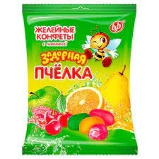 Фото для Конфеты Би-Энд-Би 250гр желейные Задорная Пчёлка микс*16