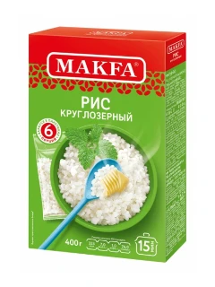 Фото для Крупа Макфа 6*66,5г рис круглозерный*9