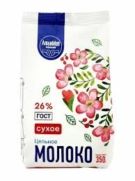 Фото для Молоко сухое Любим ГОСТ цельное 26% 350гр БЗМЖ м/у*8 Россия