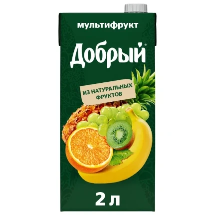 Фото для Нектар Добрый 2л мультифрут SL*6