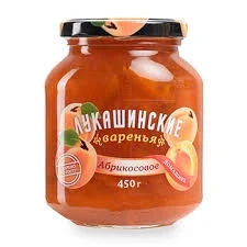 Фото для Варенье Лукашинские 450гр Абрикосовое ст/б*6