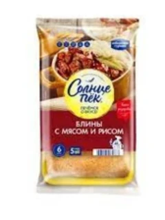 Фото для Блинчики Солнцепек 420гр мясом и рисом Сибирский Гурман*6