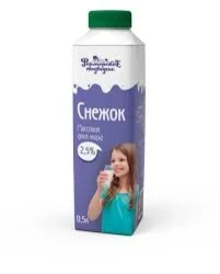 Фото для Напиток кисломолочный йогуртовый Снежок 0.5л 2.5% т/рекс Хладокомбинат*6 (БЗМЖ)