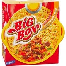 Фото для Лапша Биг Бон 110г с курицей тушеной грибами и овощами *16