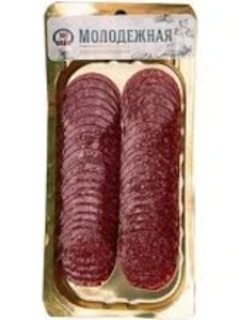 Фото для Колбаса Молодежная 100гр Вик с/к нарезка*10 Россия