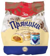 Фото для Пряники Зея 350гр Русский Рецепт с варенной сгущенкой*12