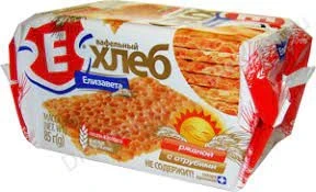 Фото для ДП Хлеб вафельный Елизавета 80гр пшеничные с отрубями*20