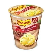 Фото для Пюре картофельное Роллтон 55гр с говядиной стакан*24*12