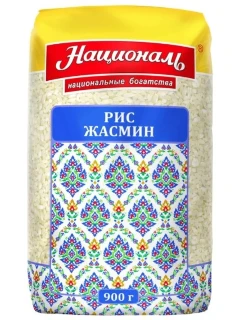 Фото для Крупа Националь 900гр рис Жасмин *12