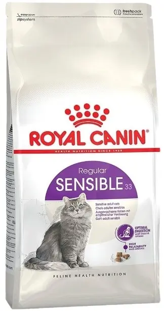 Роял Канин Canin Sensible 33 с/к д/кошек с чувствительной пищеварительной системой 400 г
