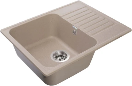 Фото для Мойка GranFest QUARZ GF-Z13 (618х477мм) Песочный (БЕЗ СИФОНА)