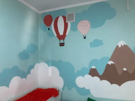 Спальня в детском саду — оформление интерьера