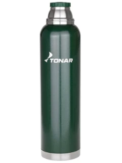 Термос HS.TM-059-G 1600ML с ситечком зеленый (2 крышки-кружки) TONAR