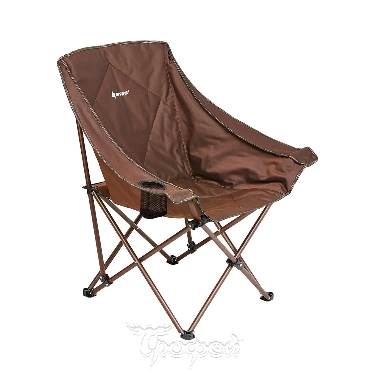 Кресло складное, коричневый,120кг
