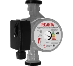 Фото для Насос циркуляционный ЦРН-25/4 Ресанта 77/7/1