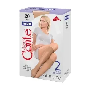 Фото для Гольфы 20 ден 2 пары (р23-25 бронза) (Ч/З)