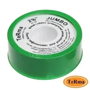 Фото для Фумлента д/газа TERMA JUMBO 2.1/2* 10м*19мм*0,2мм (зелёная упаковка)