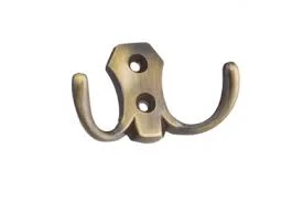 Фото для Крючок-вешалка 2-х рожковый KL-56 БРОНЗА