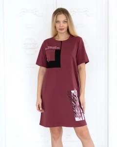 Фото для Платье (туника) жен. М735-23 р.50 (ЧЗ)