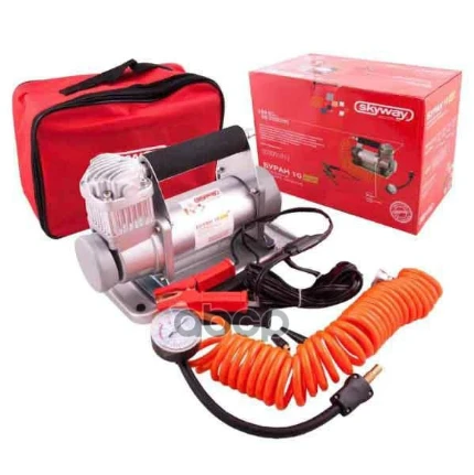 Фото для Компрессор "Sk" Буран-10 60Л/Мин (Крокодил) 20Атм 3 Насадки + Сумка Skyway арт. S02001012