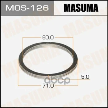 Фото для Прокладка Глушителя-Кольцо 60X71 Masuma Mos-126 Masuma арт. MOS-126