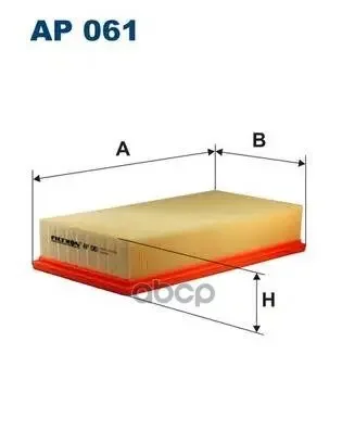 Фото для Фильтр Воздушный A-1004 Filtron Ap061 Filtron арт. AP061
