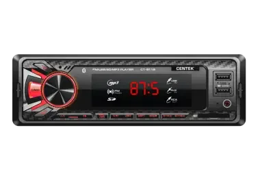 Фото для Автомагнитола Centek СТ-8118 BLUETOOTH (4х50Вт,7цв подсветки,2хUSB/AUX/SD/MMC,MP3)