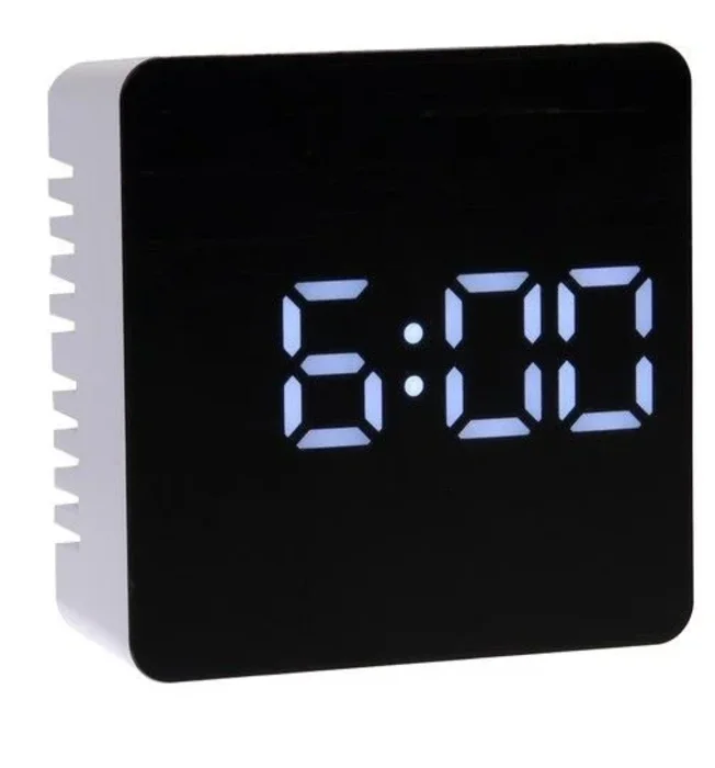Часы электр.SA-8523 (светодиод,зерк.дисплей,будильник)