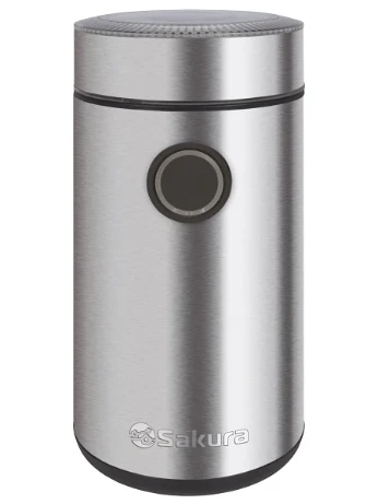 
Кофемолка SAKURA SA-6172S Сереб. (200 Вт,50гр)