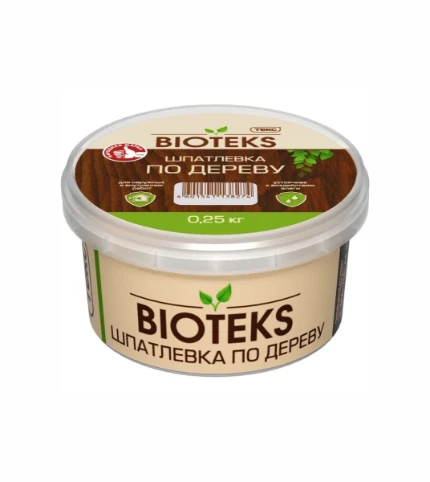 Шпатлевка 0,25кг махагон Bioteks по дереву