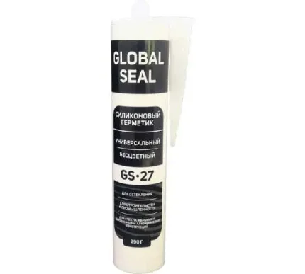Фото для Герметик силиконовый прозрачный универсальный Global Seal 290гр