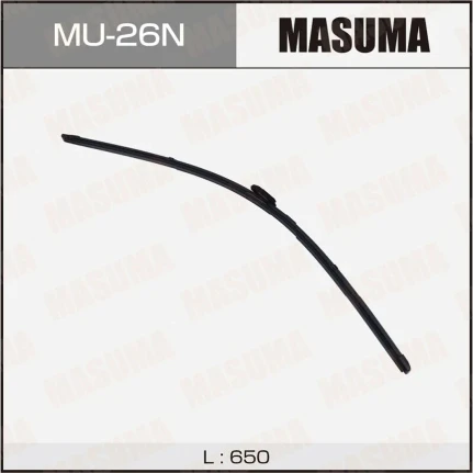 Фото для Щетка стеклоочистителя Masuma 650мм (26") бескаркасная, всесезонная, крепление VATL5.1, для Nissan Terrano, Renault Duster/Kaptu