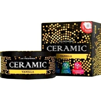 Фото для Ароматизатор на торпедо Tensy Ceramic Ваниль, меловой, баночка 60г, арт. TC-77