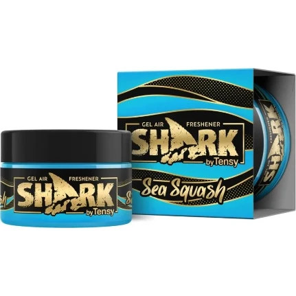 Фото для Ароматизатор на торпедо Tensy Морской сквош, гелевый, баночка 75г, арт. TZ-03 SHARK
