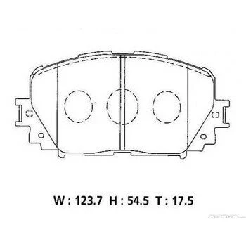 Фото для Колодки тормозные Akebono дисковые, арт. AN-715K