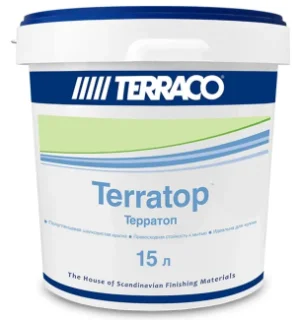 Водоэмульсионная краска для наружных и внутренних работ TERRACO TERRATOP