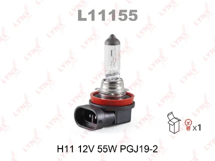 Фото для Автолампа 12V H11 55W цоколь PGJ19-2 LYNXauto