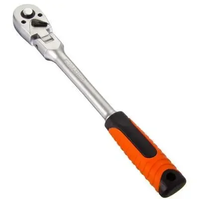 Фото для Рукоятка трещоточная 1/2"DR с поворотной головкой 72 зубца ЕРМАК