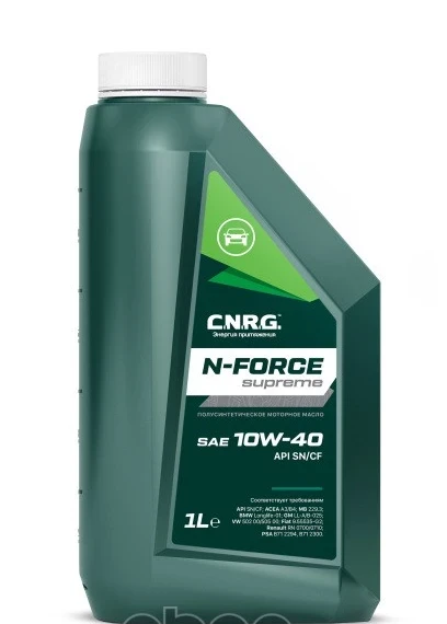 Фото для C.N.R.G. N-Force Supreme 10W-40 SN/CF 1л 