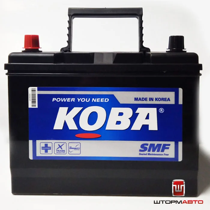 Аккумулятор KOBA MF90D26R, Корея (72 а/ч)