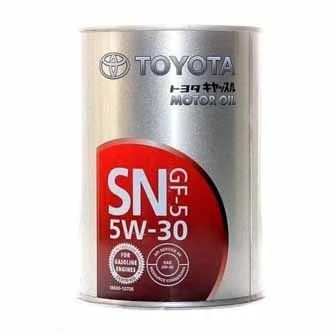 Моторное масло TOYOTA MOTOR OIL 5W-30 API SN/CF (1л) 08880-10706/13706